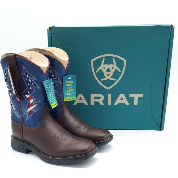 Ariat Youth Boy's WorkHog XT VentTEK Bolt Boots 10044436 Kids Size 4 - Picture 1 of 8
